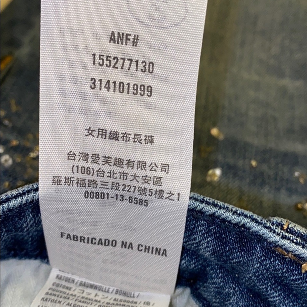 Abercrombie & Fitch Rhinestone Jeans - Picture 4 of 10